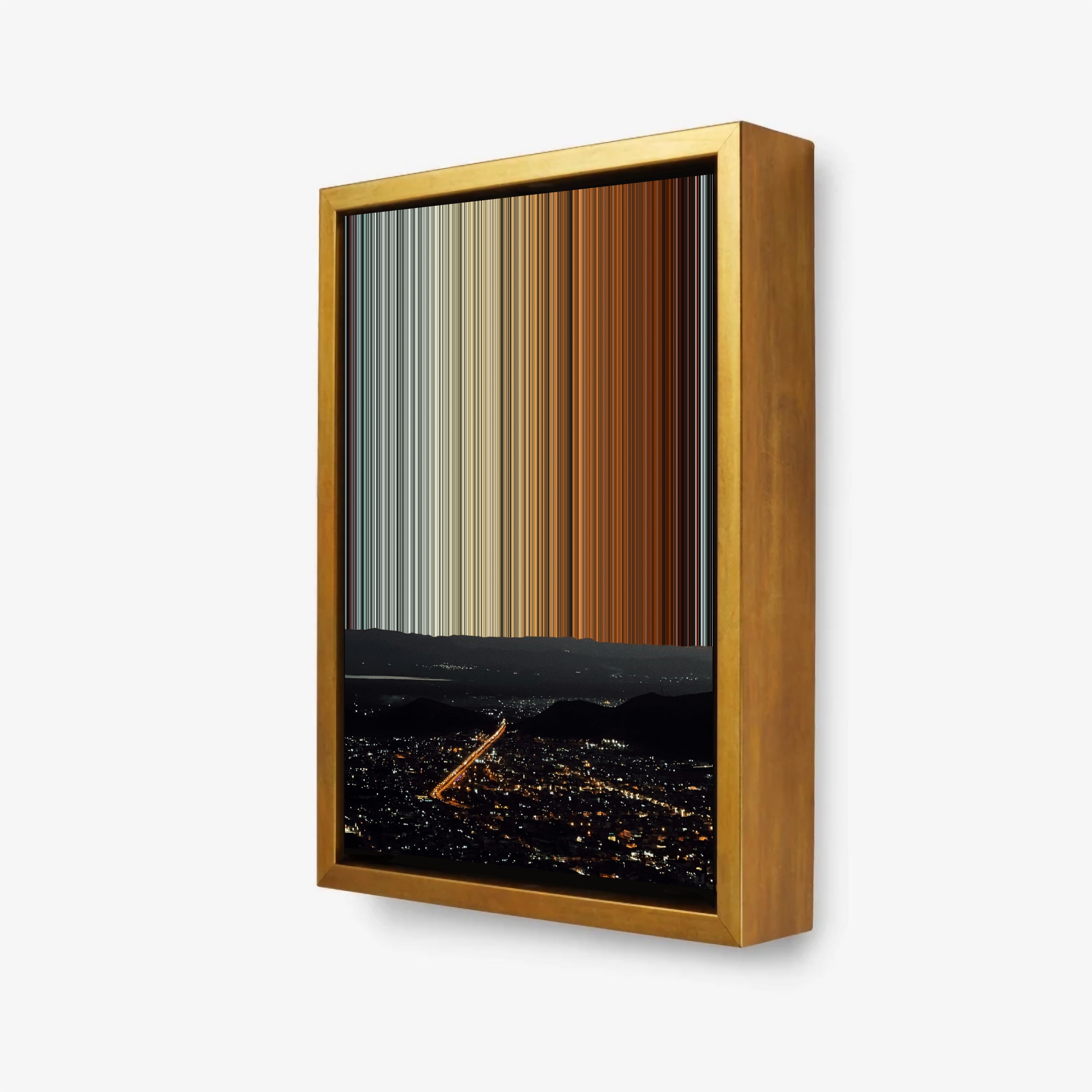 Iraq - 3D framed canvas view - Gradienta
