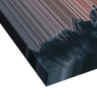 Italy Mountains - 3D perspective view showing canvas depth and texture - Gradienta