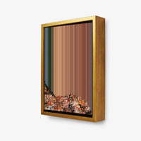 Manarola, Italy - 3D framed canvas view - Gradienta