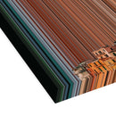 Manarola, Italy - 3D perspective view showing canvas depth and texture - Gradienta