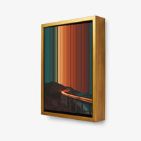 Monterey, CA, United States - 3D framed canvas view - Gradienta