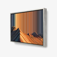 Montaña de Siete Colores, Perú: vista en 3D del lienzo enmarcado