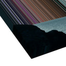 Rocky Mountain Beside the Ocean - 3D perspective view showing canvas depth and texture - Gradienta