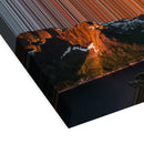 Troms og Finnmark, Norge - 3D perspective view showing canvas depth and texture - Gradienta