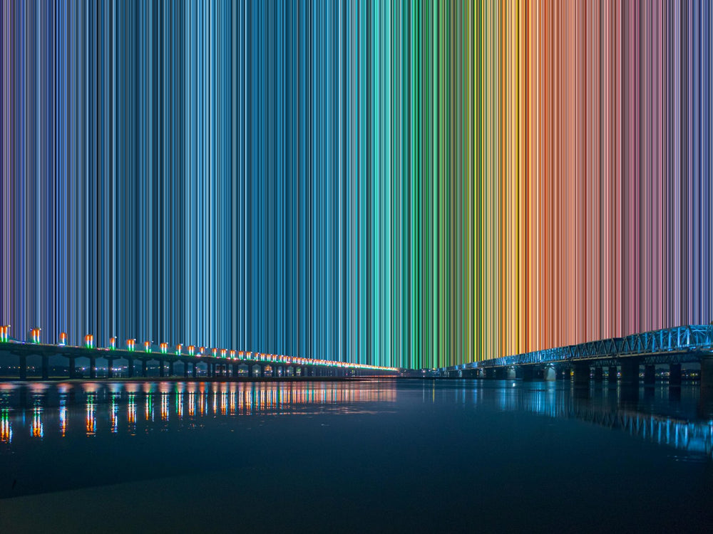 «Puente en azul» en el tamaño seleccionado