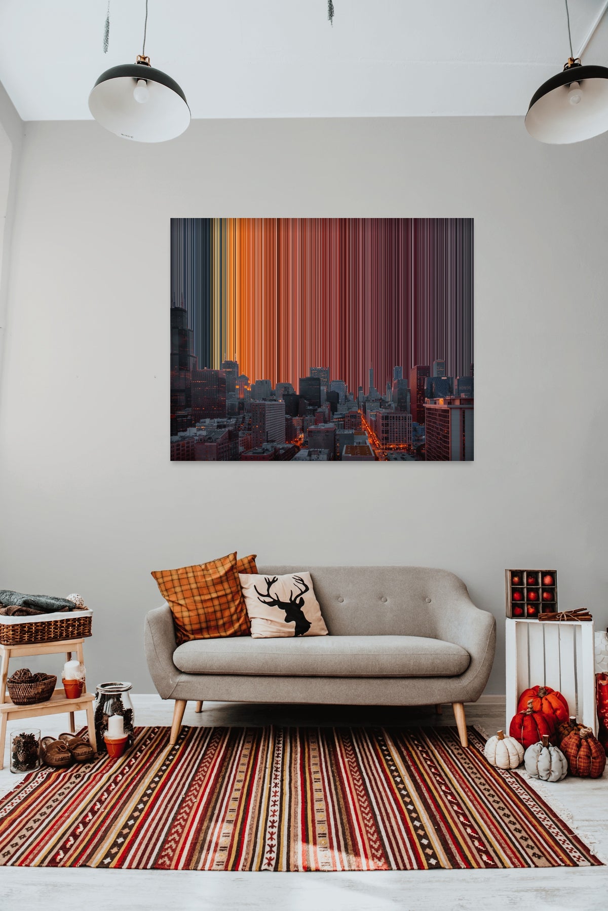 Chicago, USA - Lifestyle staging in modern interior - Gradienta
