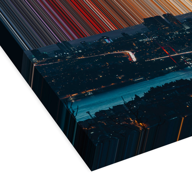 istanbul, istanbul, Turkiye - 3D perspective view showing canvas depth and texture - Gradienta