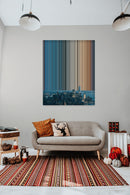 Nueva York: cuadro ambientado en una habitación decorada