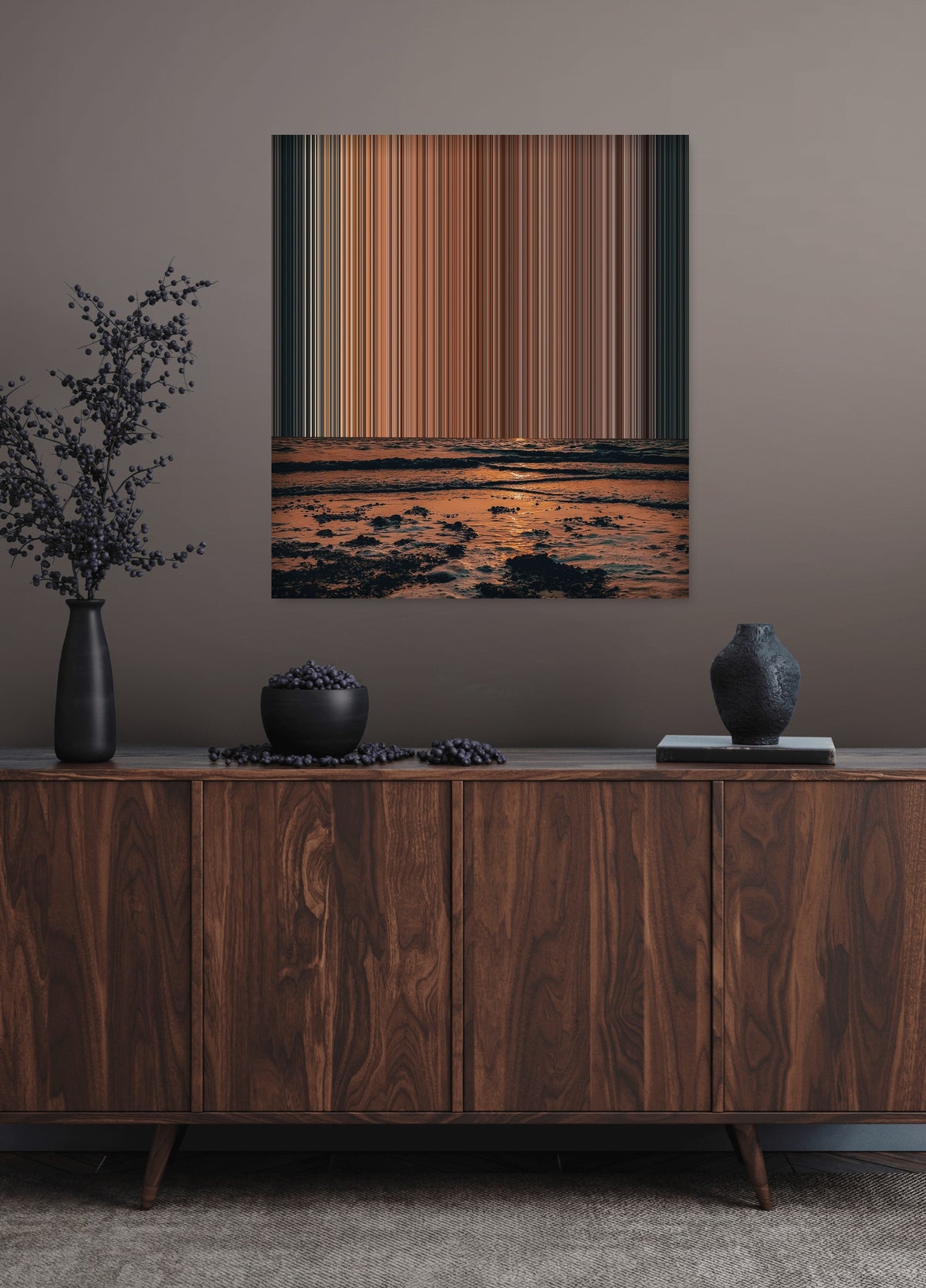 Solitary Shore - Lifestyle staging in a styled room - Gradienta