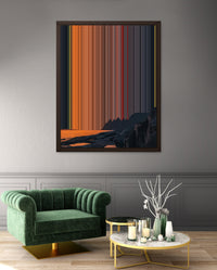 Horizon's Silence - Lifestyle staging in a styled room - Gradienta