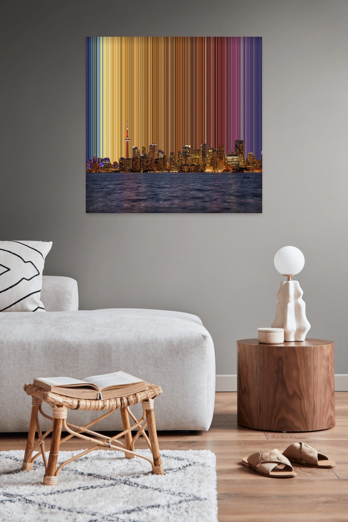 Toronto, Canada – il quadro in un interno moderno